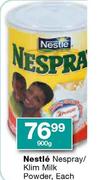  Nestle Nespray/Klim Milk Powder 900g-Each 