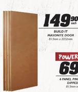 Build It Masonite Door 813x2032mm-Each