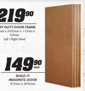 Build It Masonite Door-813mmx2032mm Each