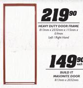 Heavy Duty Door Frame- 813mm x 2032mm x 115mm x 0.9mm
