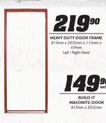 Left / Right Hand Heavy Duty Door Frame-813mm x 2032mm x 115mm x 0.9mm