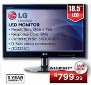 LG LED Monitor-18.5"