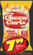 Willards Cheese Curls-150gm