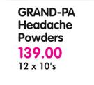 Grand Pa Headache Powders-12x10's