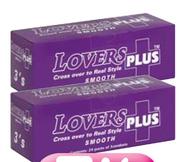 Lovers Plus Condoms Hanging Pack(Regular)-24x3's