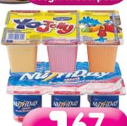 Nutriday Low Fat Smooth Youghurt Or Yo Jelly(All Variants)-6x100g