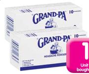 Grand-Pa Headache Powders-10's