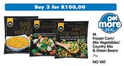 M Frozen Corn/Mix Vegetables/Country Mix & Green Beans-3 x 2kg