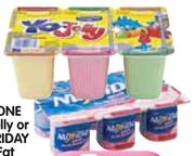 Danone Yo-Jelly or Nutriday Low Fat Smooth Yoghurt(All Flavours)-100gm Each