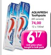 Aquafresh Toothpaste(All variants)-100ml Each