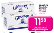 Grand-Pa Headache Powders-12 x 10's