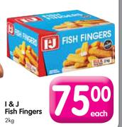 I & J Fish Fingers-2Kg Each