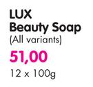 Lux Beauty Soap(All Variants)-12x100g