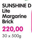 Sunshine D Lite Margarine Brick-30x500g