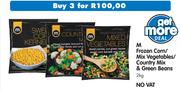 M Frozen Corn/Mix Vegetables/Country Mix & Green Beans-3x2kg