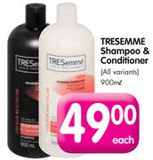 Tresemme Shampoo & Conditioner(All Variants)-900ml Each