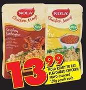 Nola Ready To Eat Flavoured Chicken Mayo Assorted Pouch-150g Each