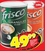 Frisco Original/Strong Roast/Granules Instant Coffee-750g Each