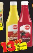 Wimpy Tomato/Mustard Sauce-500ml Each