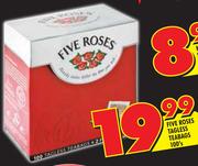 Five Roses Tagless Teabags-100's