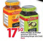 Pakco Pickles Or Atchar-385/410g