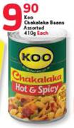 Koo Chakalaka Beans Assorted -410g 