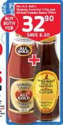 Mrs H.S. Ball's Chutney Assorted -470g & All Gold Tomato Sauce -700ml