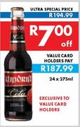 Klipdrift Beer-24x275ml