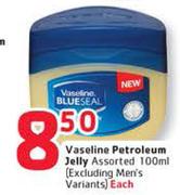 Vaseline Petroleium Jelly (Excluding Men's Variants)-100ml