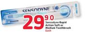 Sensodyne Rapid Action Soft Or Medium Toothbrush
