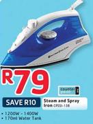 Counter Point Steam And Spray Iron CPSSI-138