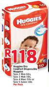 Huggies Dry Comfort Disposable Nappies-Per Pack