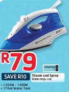 Counter Point Steam And Spray Iron CPSSI-138