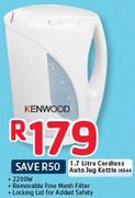 Kenwood 1.7L Cordless Auto Jug Kettle JK644