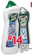 Handy Andy All Purpose Cream Assorted-500/750ml Each