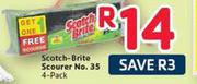 Scptch-Brite Scourer No.35-4Pack