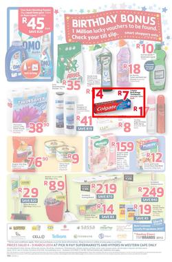 Pick N Pay Western Cape : Birthday (4 Mar - 9 Mar 2014), page 4