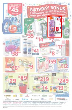 Pick N Pay Western Cape : Birthday (4 Mar - 9 Mar 2014), page 4