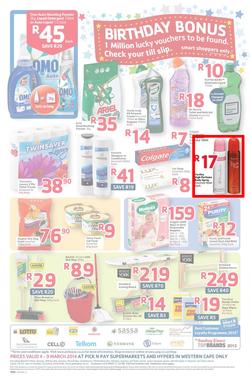 Pick N Pay Western Cape : Birthday (4 Mar - 9 Mar 2014), page 4