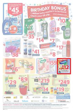 Pick N Pay Western Cape : Birthday (4 Mar - 9 Mar 2014), page 4