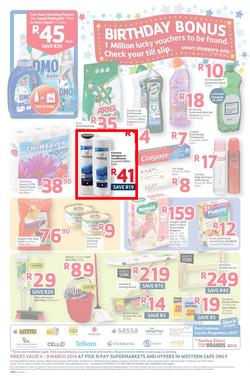 Pick N Pay Western Cape : Birthday (4 Mar - 9 Mar 2014), page 4