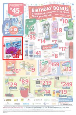 Pick N Pay Western Cape : Birthday (4 Mar - 9 Mar 2014), page 4
