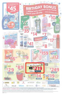 Pick N Pay Western Cape : Birthday (4 Mar - 9 Mar 2014), page 4