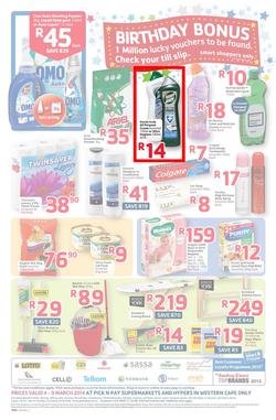 Pick N Pay Western Cape : Birthday (4 Mar - 9 Mar 2014), page 4