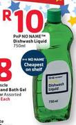Pnp No Name Dishwash Liquid -750ml