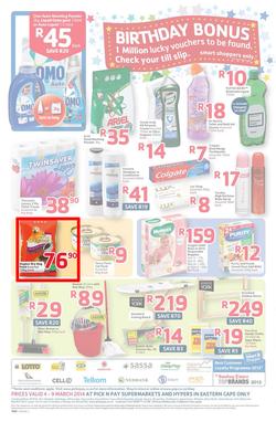Pick N Pay Eastern Cape : Birthday (4 Mar - 9 Mar 2014), page 4