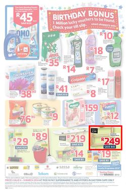 Pick N Pay Eastern Cape : Birthday (4 Mar - 9 Mar 2014), page 4