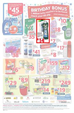Pick N Pay Eastern Cape : Birthday (4 Mar - 9 Mar 2014), page 4