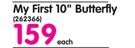 Playgro My First 10" Butterfly-Each