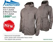 Capestrom Men's Entrada 3-in-1 Jacket & Women's Flow 3 In 1-Each